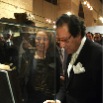 Mr Farouk Hosni viewing the exhibit