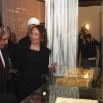 Mr. Farouk Hosni and Dr. Zahi Hawass visiting the exhibition